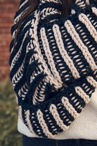 Illusionist Infinity Scarf Knitting Pattern