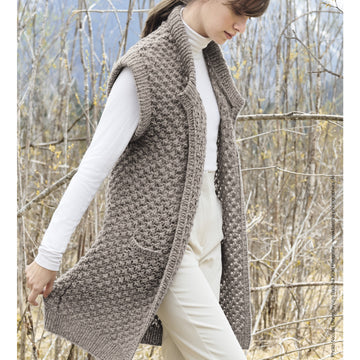 Lana Grossa 05 Long Sweater Vest in Cool Air PDF