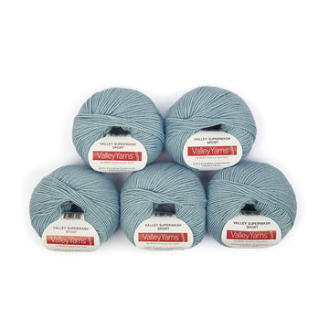 Valley Yarns Superwash Sport 5 Ball Value Pack Yarn