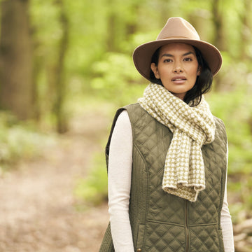 Houndstooth Scarf Knitting Pattern