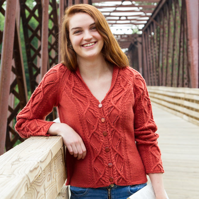 Valley Yarns WEBS DIR Collar Your Dreams Knitting Pattern