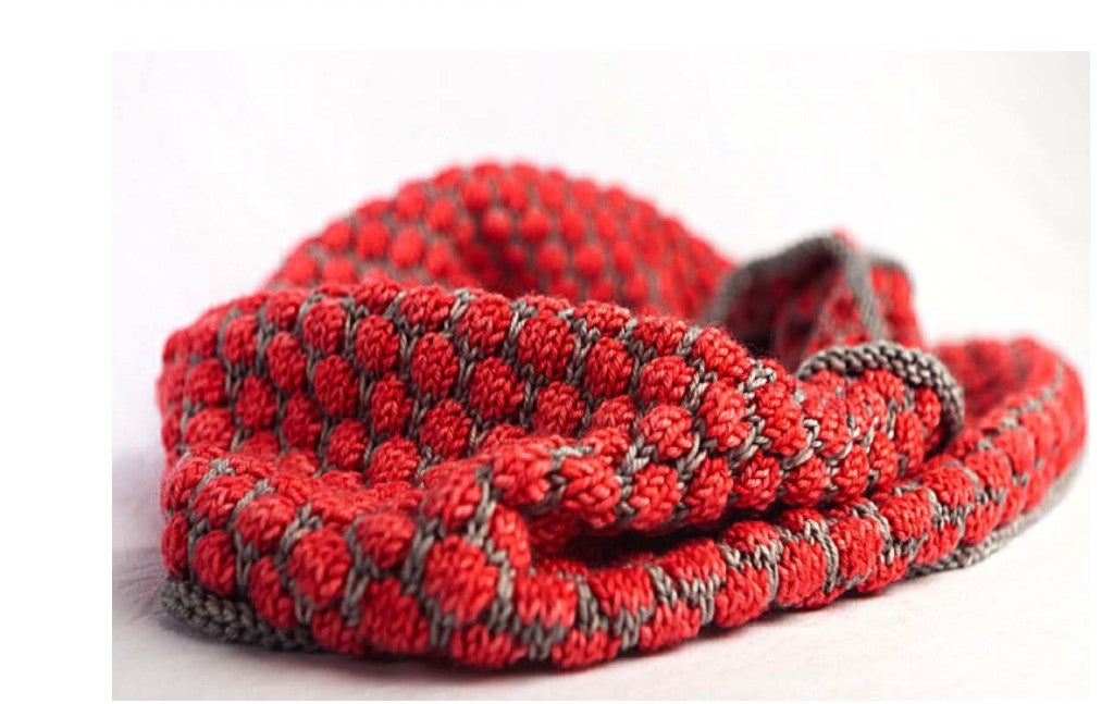 Madelinetosh Bubble Wrap Cowl Knitting Pattern