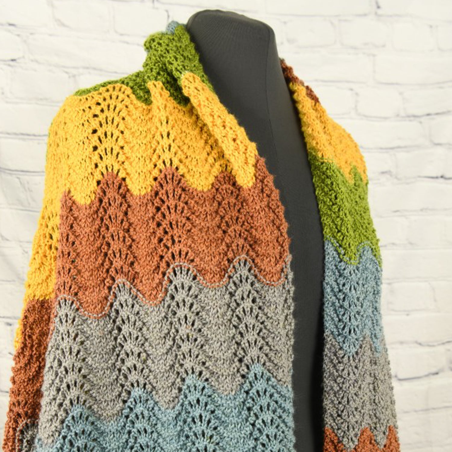 Cascade Yarns Whirligig Ripples Blanket Knitting Pattern