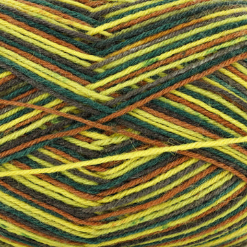 On-Line Supersocke 4-Ply Aloe - 316 Mountain Color Yarn - Wool 4 Ply