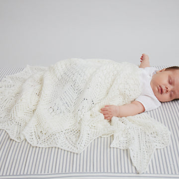 Debbie Bliss Heirloom Christening Shawl Knitting Pattern