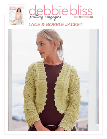 Debbie Bliss Lace & Bobble Jacket PDF