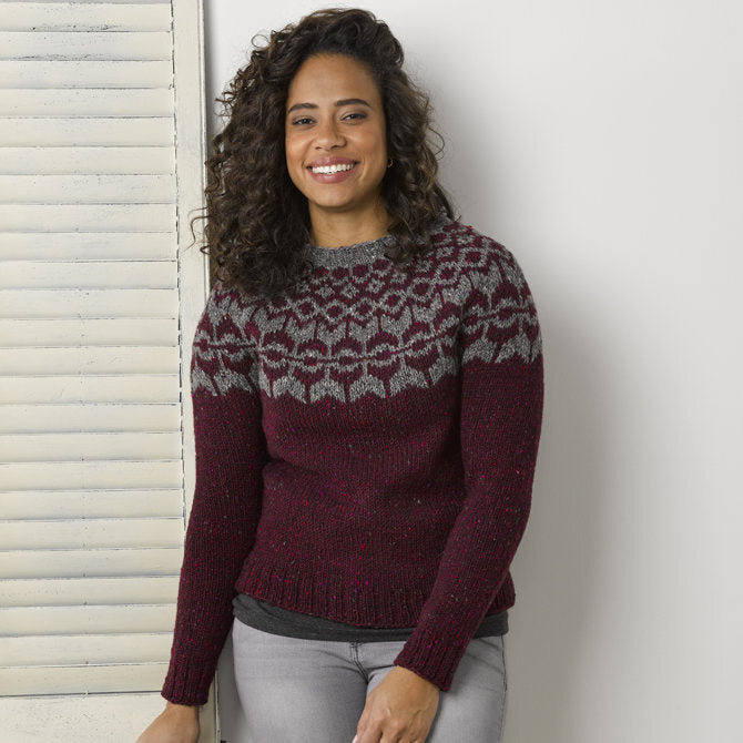 Tahki Yarns Lavina Pullover Knitting Pattern