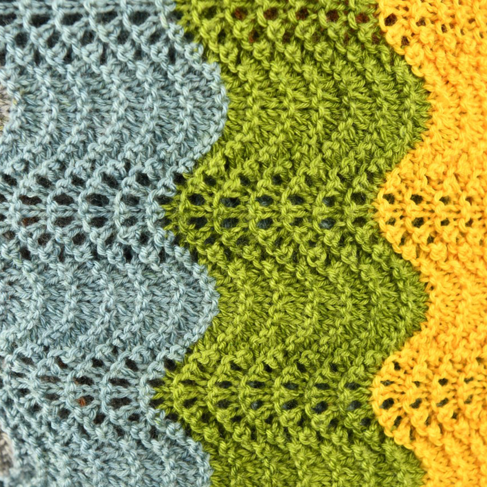 Cascade Yarns Whirligig Ripples Blanket Knitting Pattern