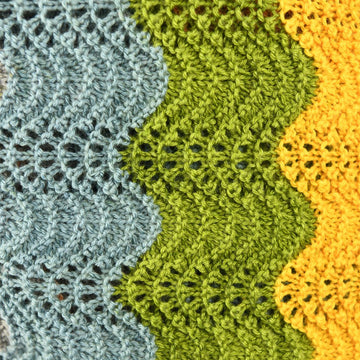 Cascade Yarns Whirligig Ripples Blanket Knitting Pattern
