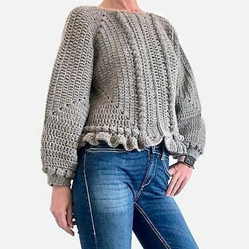 Granny Square Sweater Adult