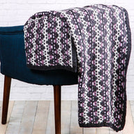 Valley Yarns Gradient Mosaic Lap Blanket Knitting Pattern