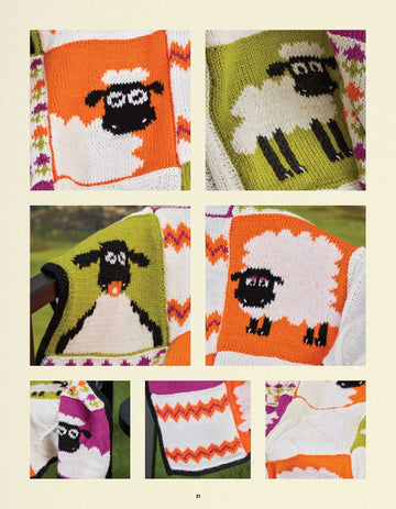 Shaun The Sheep Knitted Blanket
