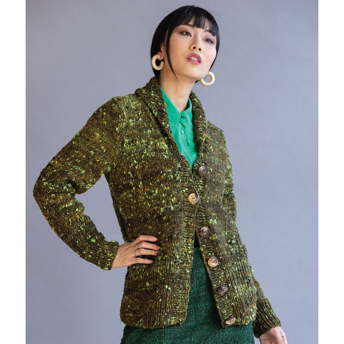 Noro Shawl Collar Jacket Cardigan Knitting Pattern