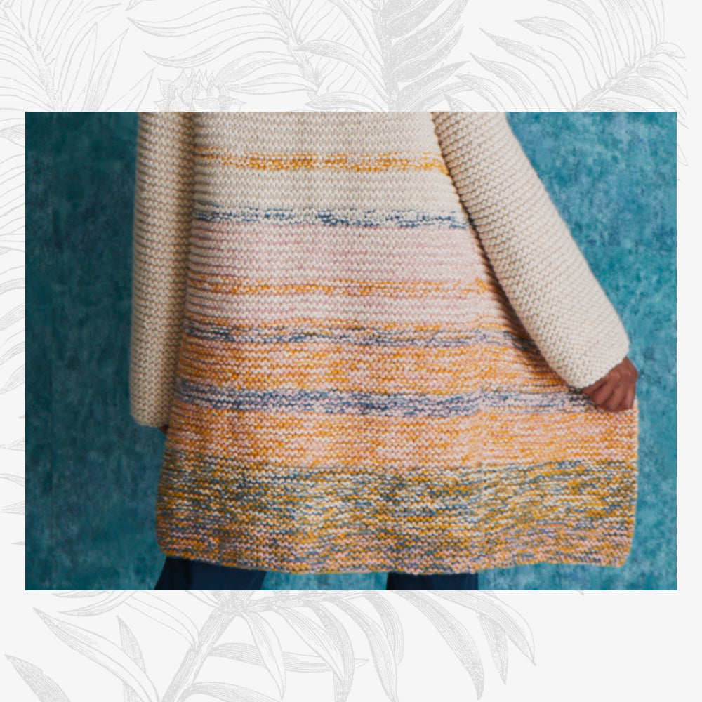 Willow & Lark Sunset Oversized Cardigan Knitting Pattern