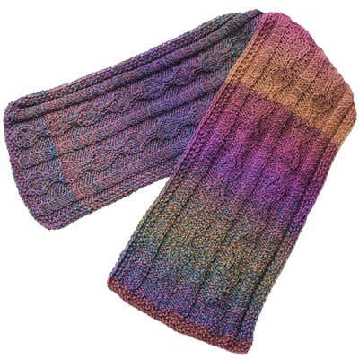 Jojoland Bamboo Root Scarf Knitting Pattern