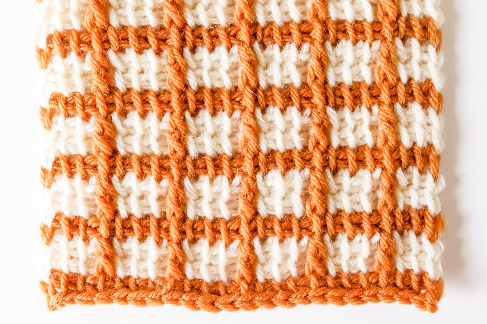 Tunisian Holiday Sampler Blanket