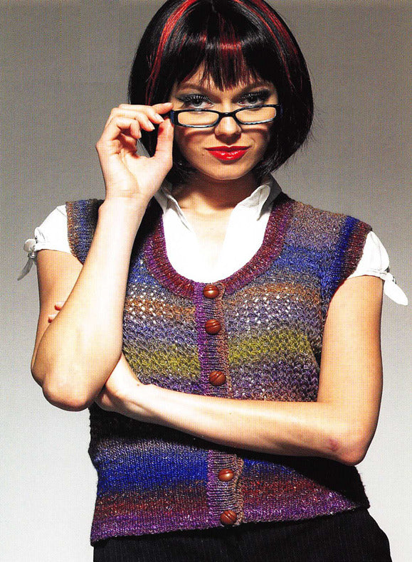 Noro Vest Slipover Knitting Pattern