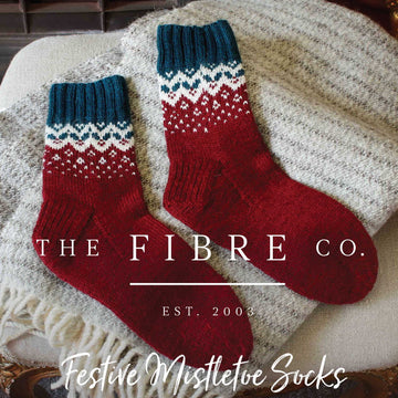 The Fibre Co. Festive Mistletoe Socks PDF