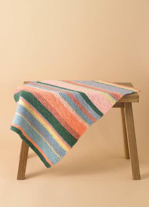 Paintbox Yarns Weekend Throws Knitting Pattern