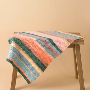 Paintbox Yarns Weekend Throws Knitting Pattern
