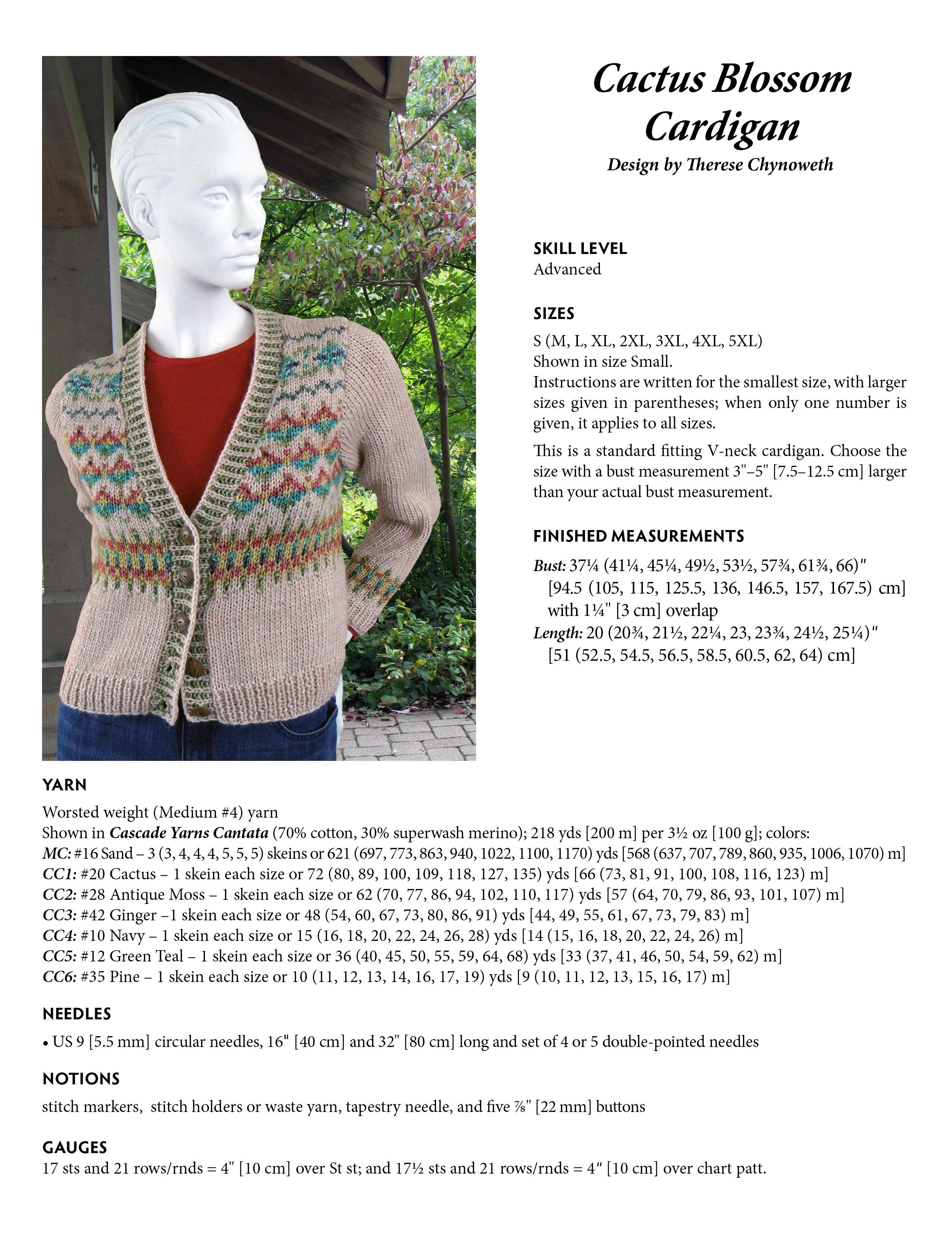Cactus Blossom Cardigan
