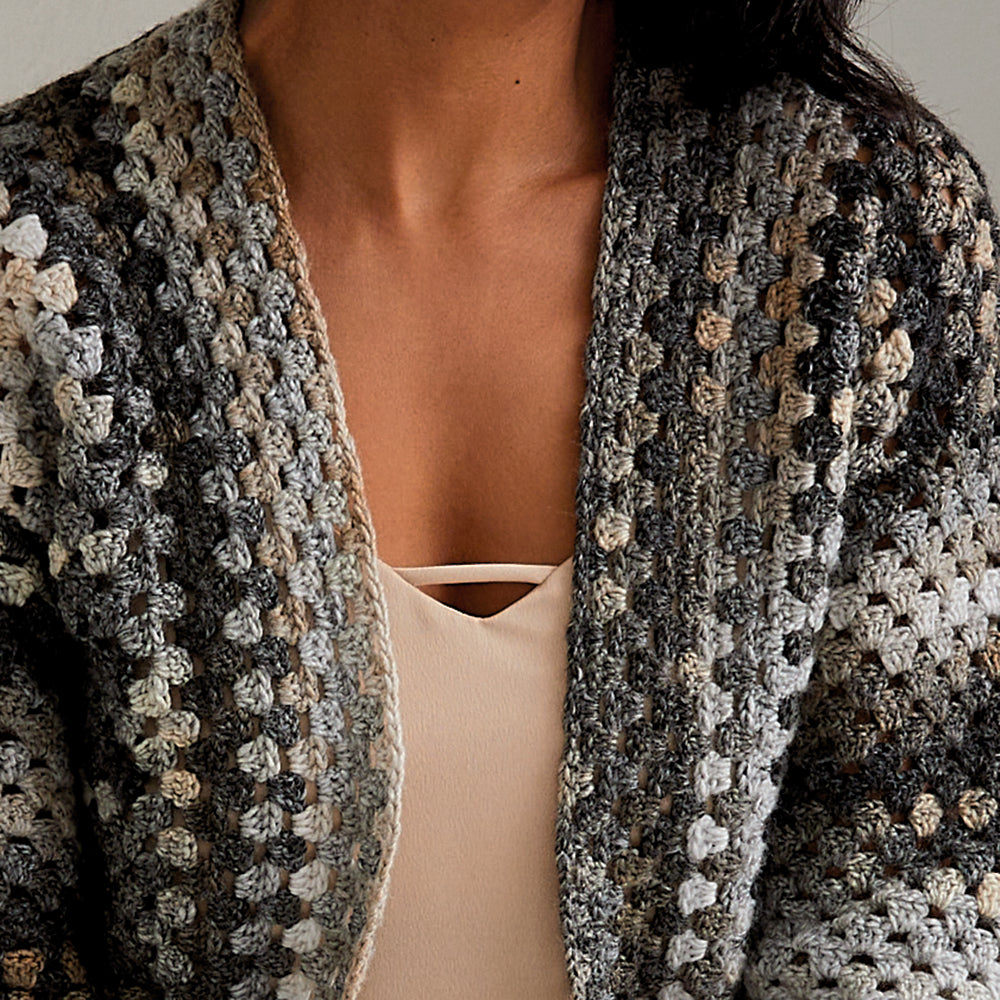 Sirdar Moon & Stars Cardigan Crochet Pattern