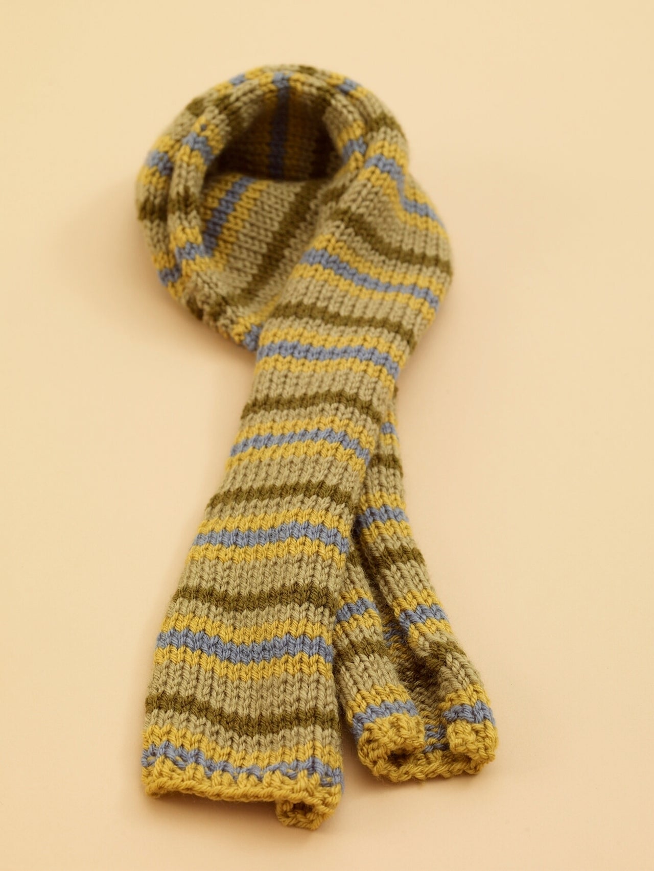 Striped Scarf Knitting Pattern
