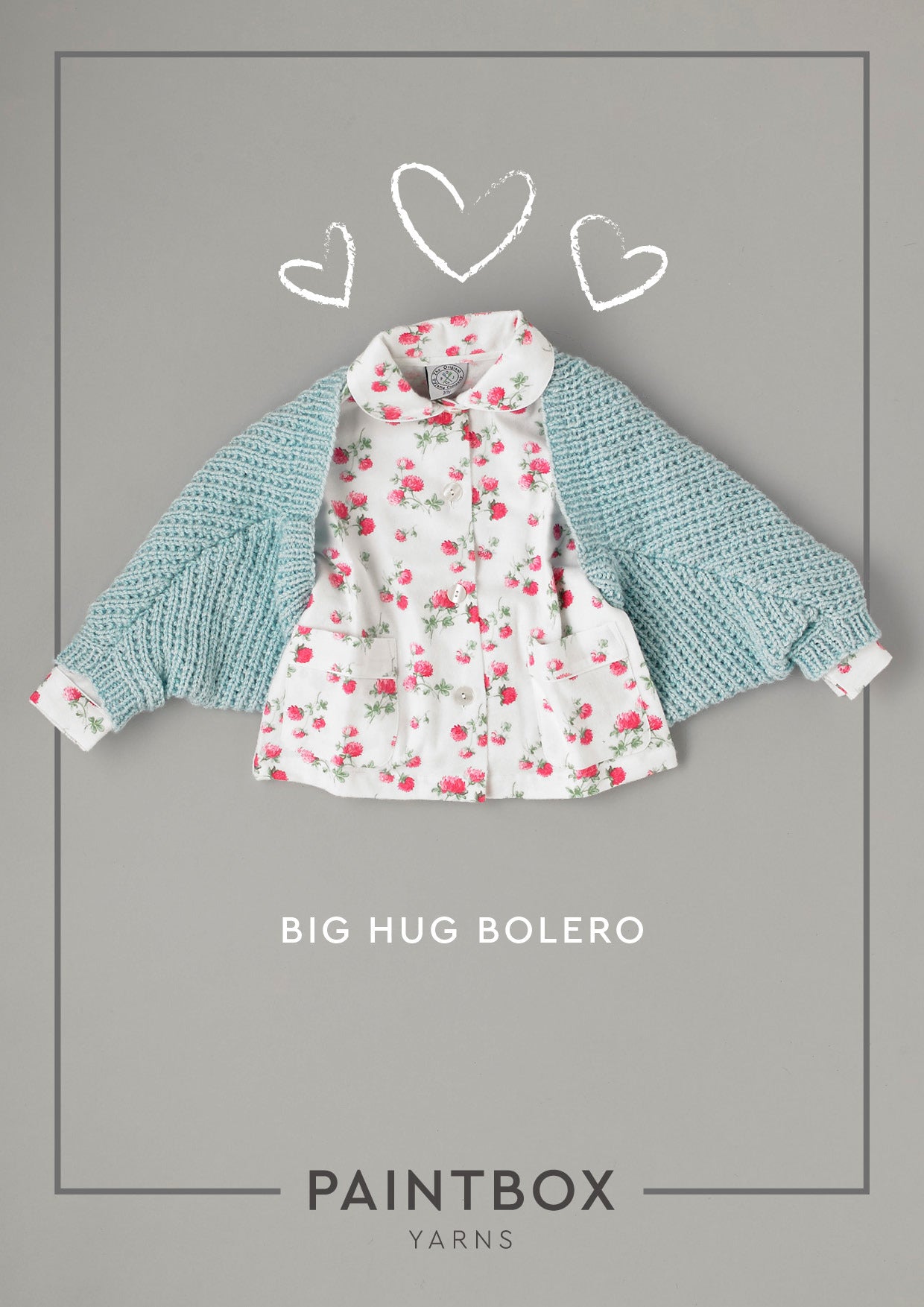 Paintbox Yarns Big Hug Bolero Knitting Pattern