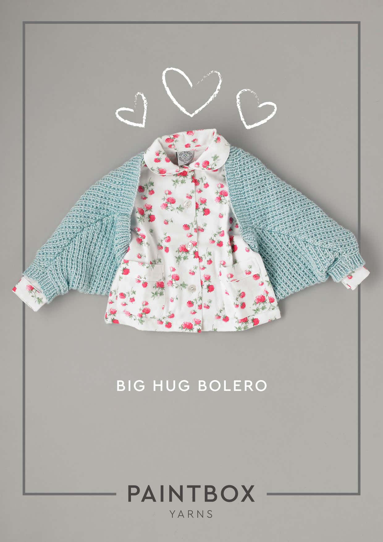Paintbox Yarns Big Hug Bolero Knitting Pattern