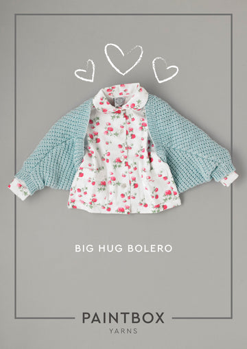 Paintbox Yarns Big Hug Bolero Knitting Pattern