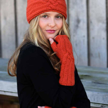 Petrine Headband & Wristlets in Juniper Moon Farm Fourteen