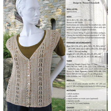 Bridges Sleeveless Cardigan