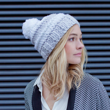 Ellie Stripe Hat - Knitting Pattern Pattern