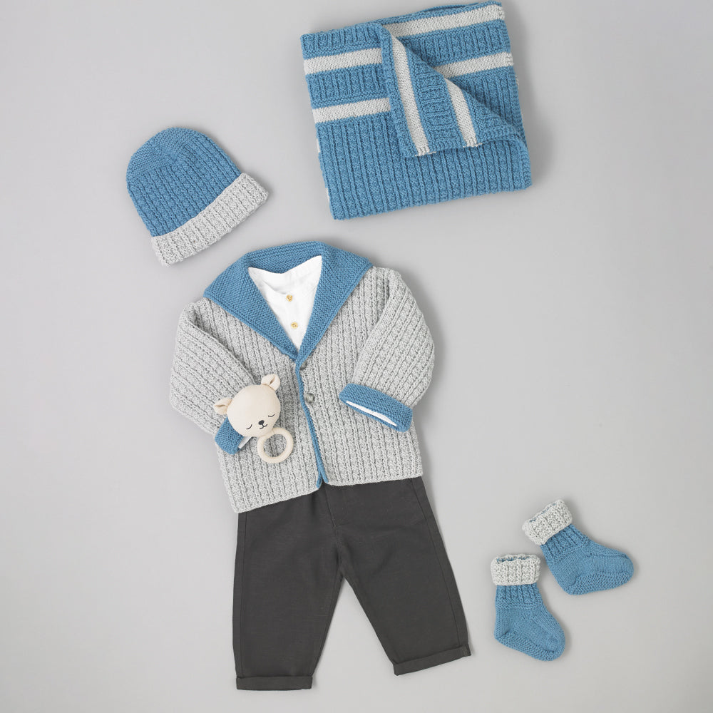 Paintbox Yarns Sailors Set Layette Knitting Pattern