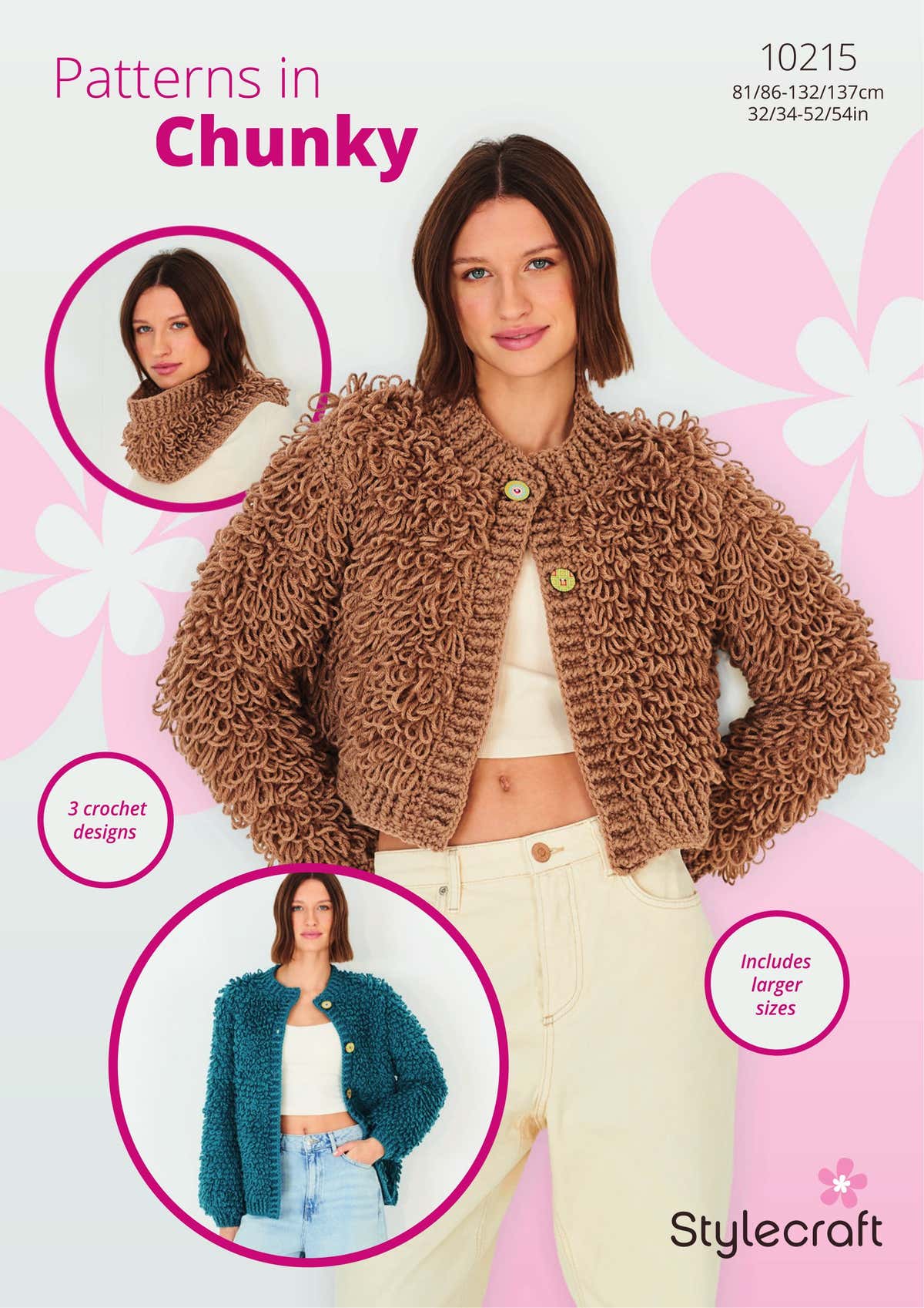 Crochet Cardigans and Snood in Stylecraft Special Chunky PDF
