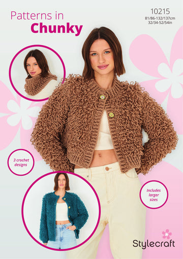 Crochet Cardigans and Snood in Stylecraft Special Chunky PDF