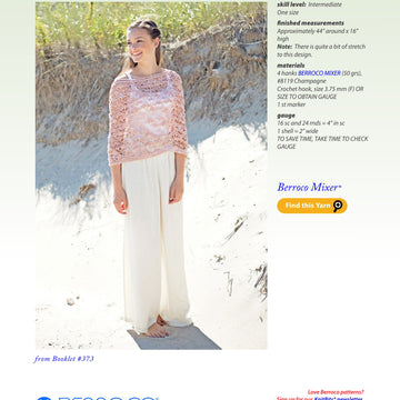 Berroco Carico Cape Crochet Pattern
