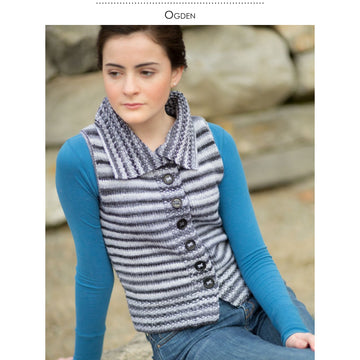 Classic Elite Yarns Ogden Vest Knitting Pattern