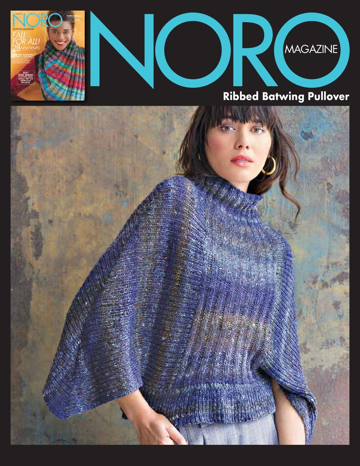 Ribber Batwing Pullover Jumper Knitting Pattern