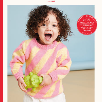 Sirdar Beach Hut Stripe Sweater Jumper Knitting Pattern