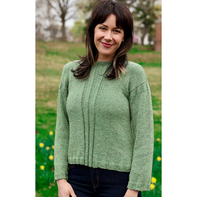 Plymouth Yarn 3425 Woman's Pullover Jumper Knitting Pattern