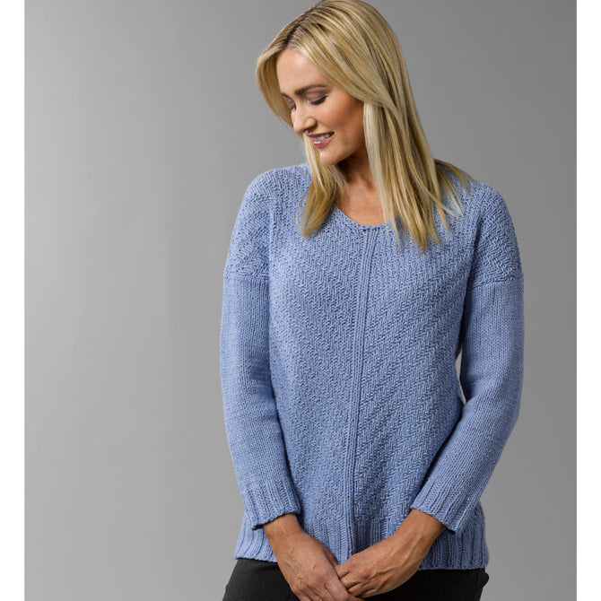 Stacy Charles Fine Yarns Audrey Pullover Knitting Pattern