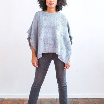Milan Poncho Cape Knitting Pattern