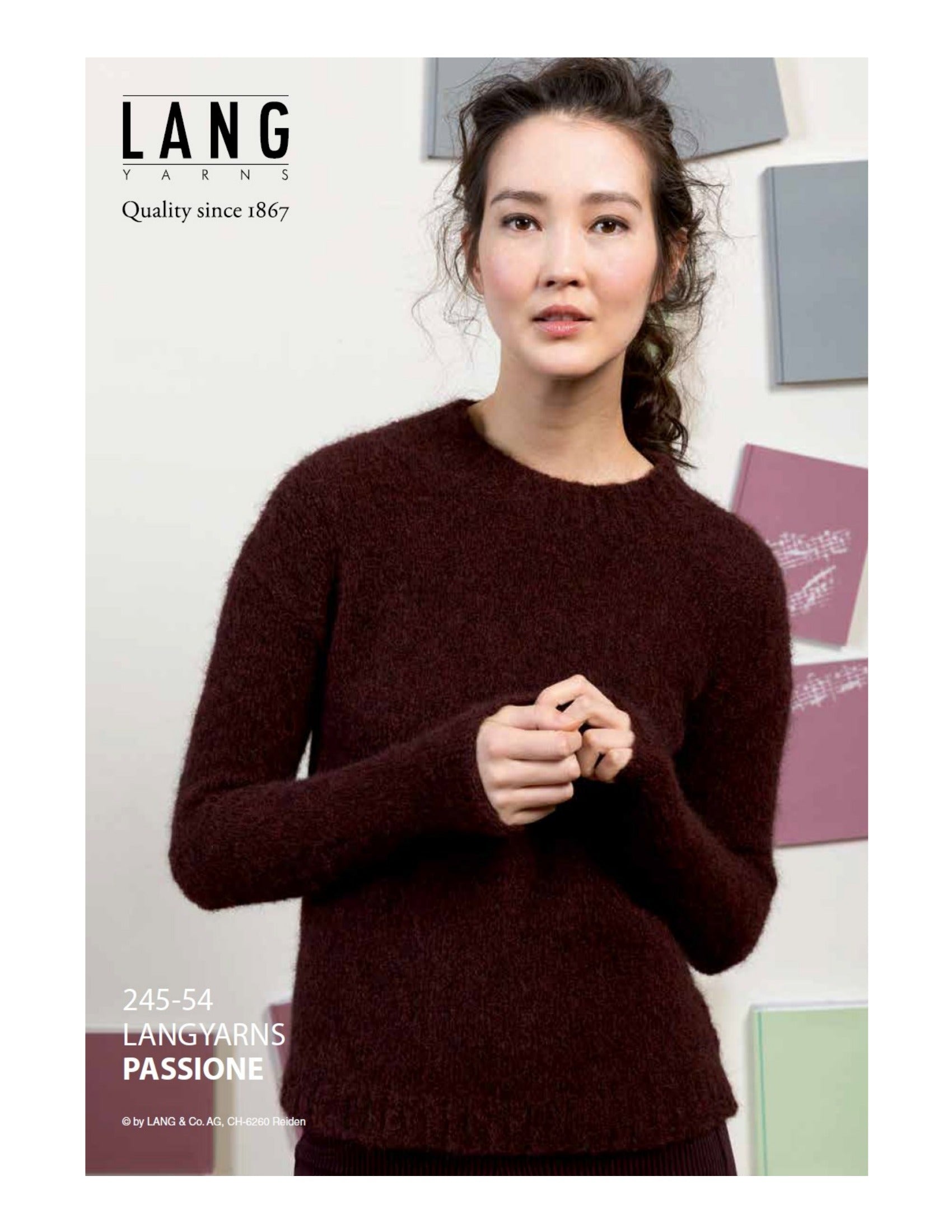 Lang 245-54 Sweater Jumper Knitting Pattern