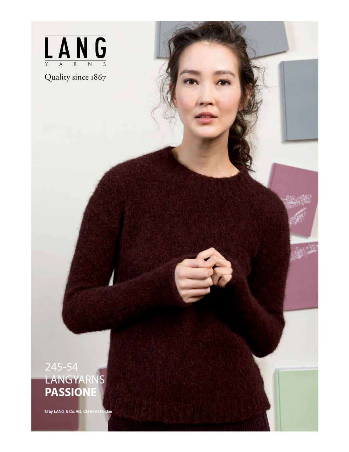 Lang 245-54 Sweater Jumper Knitting Pattern