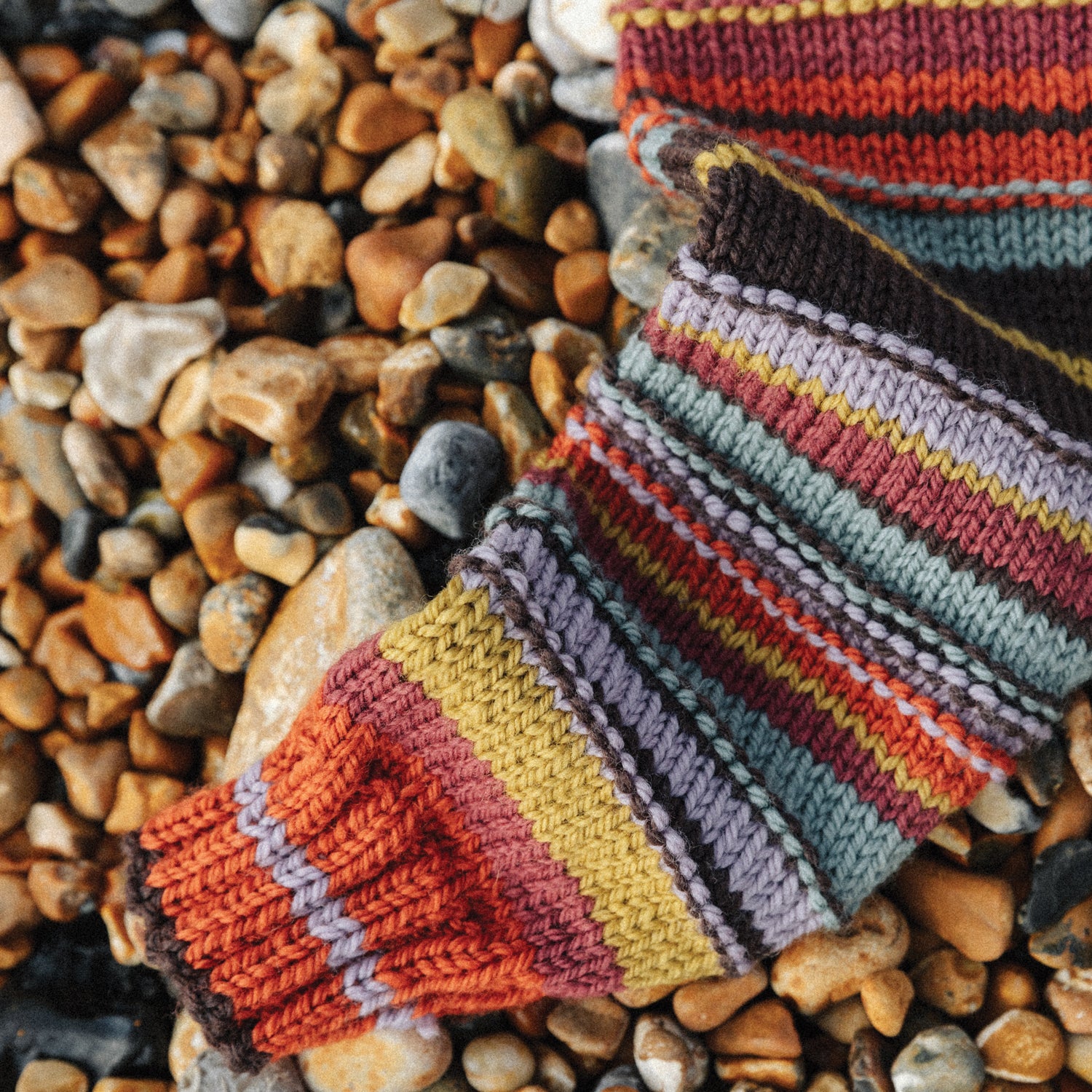 Rowan Pleateau Plain and Stripes Knitting Pattern