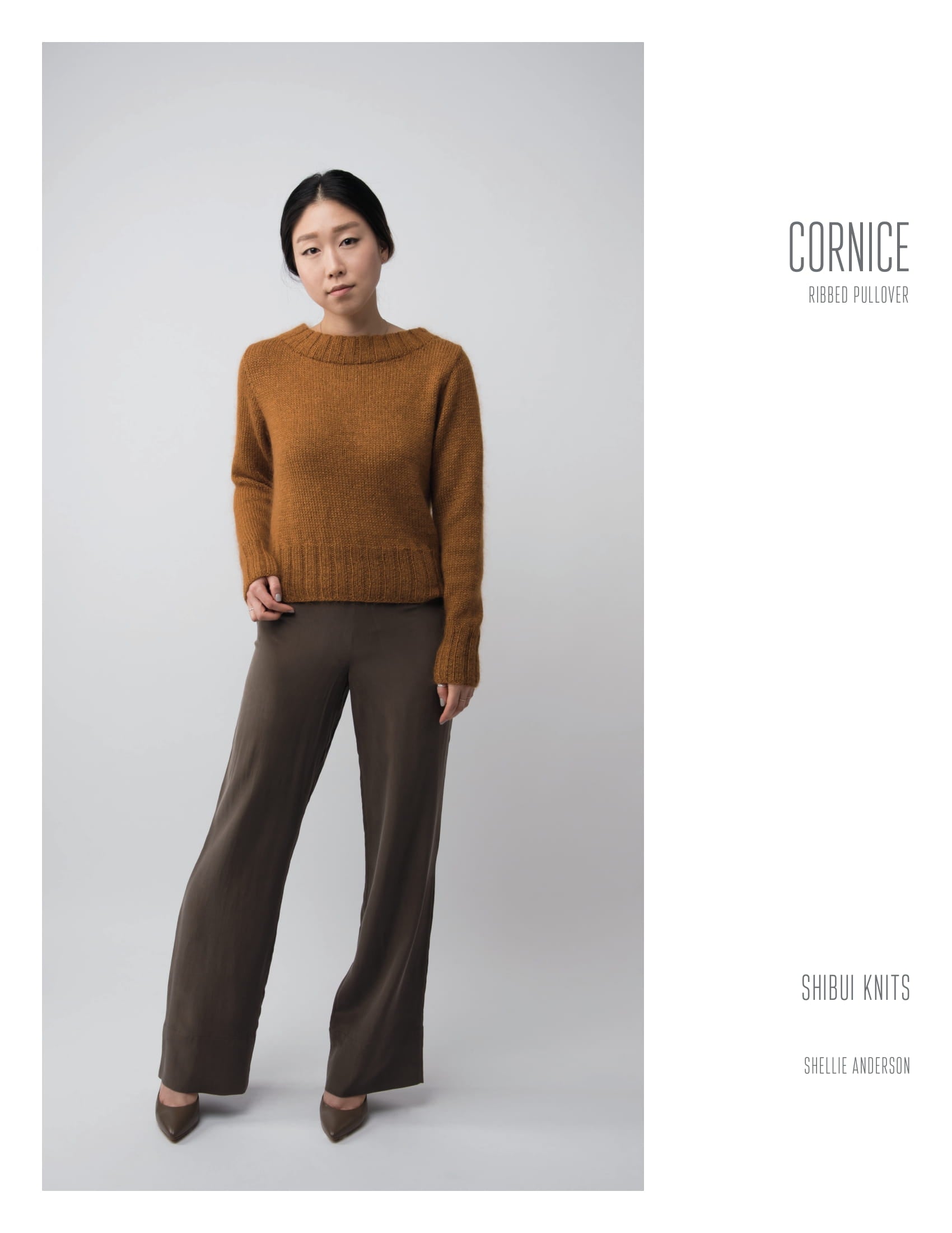 Shibui Knits Cornice Jumper Knitting Pattern