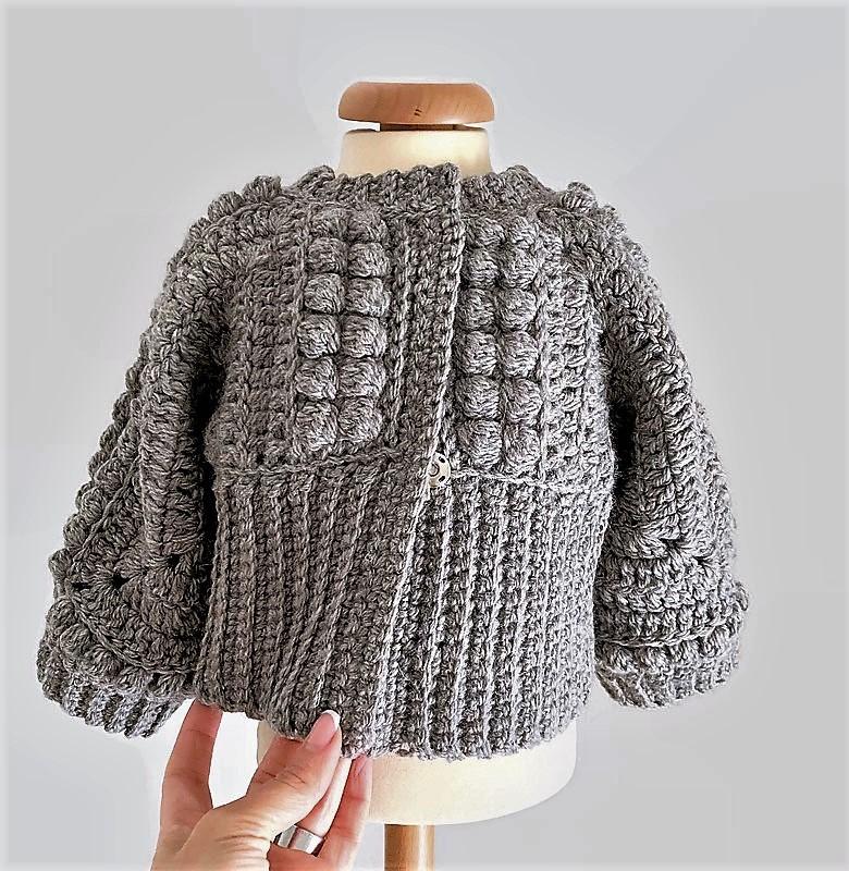 AMBER Sweater Jacket and Pullover Version Kids