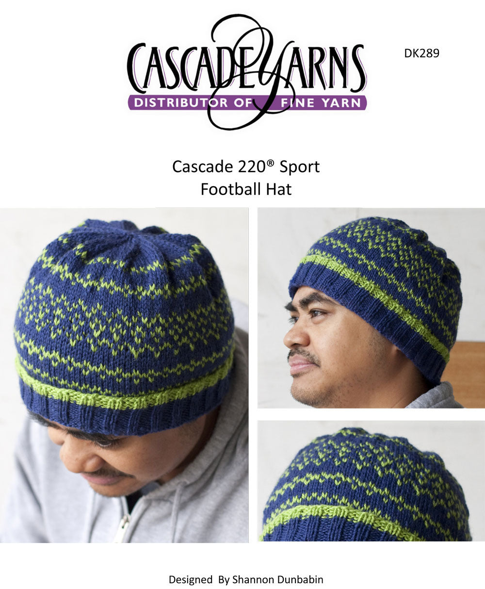 Football Team Hat Knitting Pattern
