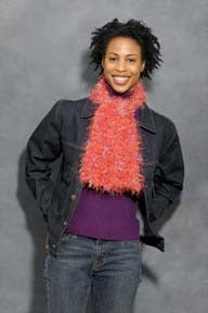 Quick & Easy Scarf in Lion Brand Homespun and Fun Fur - 40134 PDF